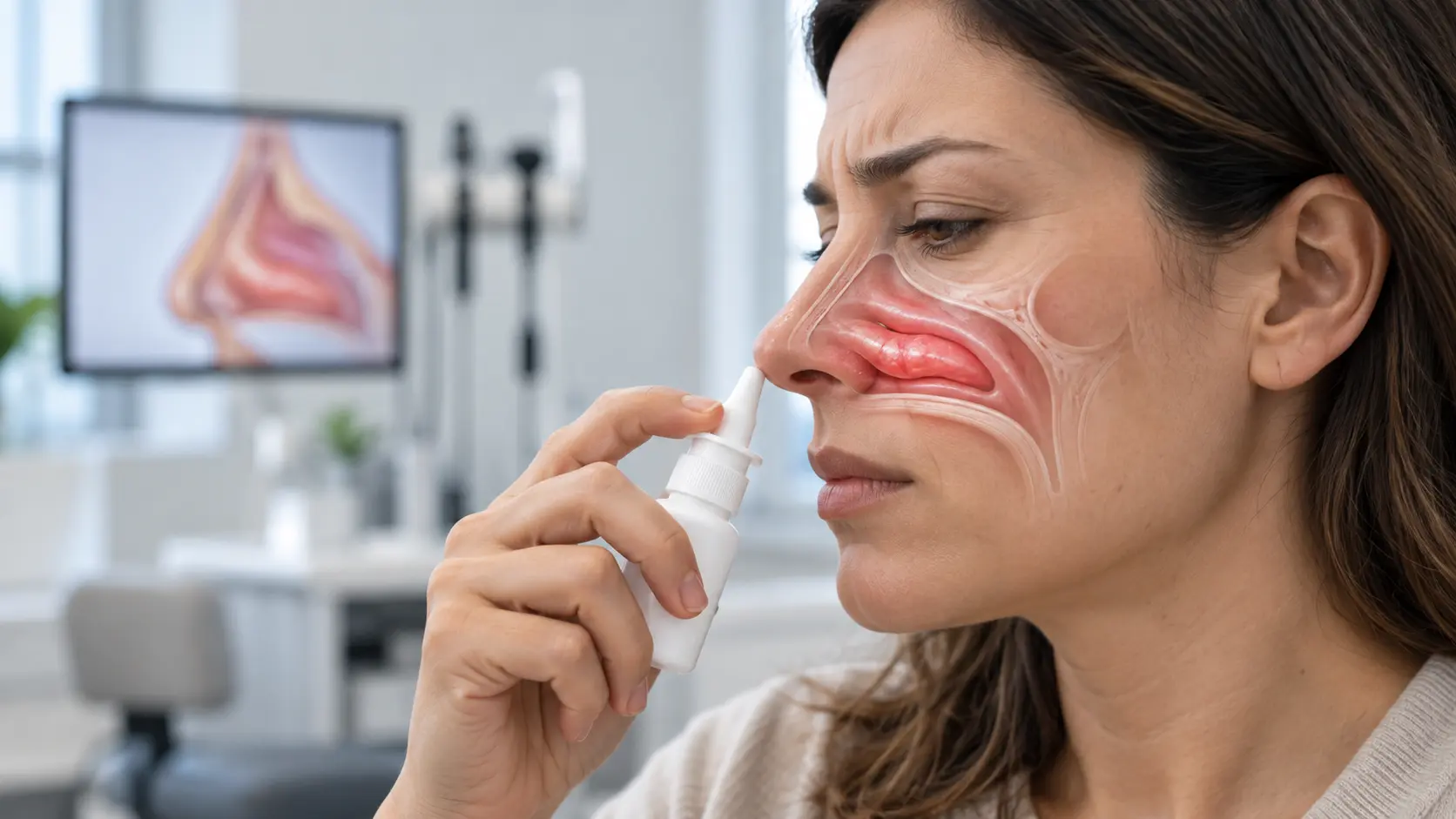 rinitis spray nasal